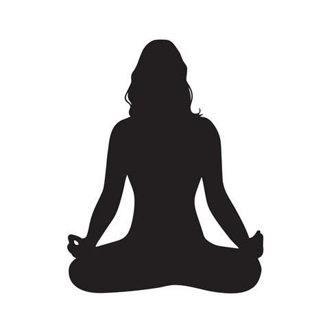 Yoga Silhouette Sitting