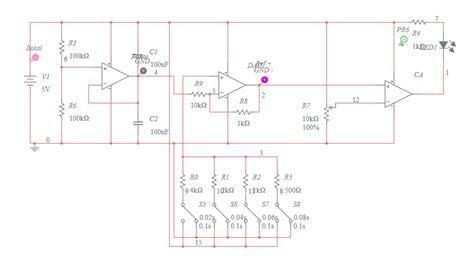 Image result for Two-Bit Digital Stream Circuit Multisim