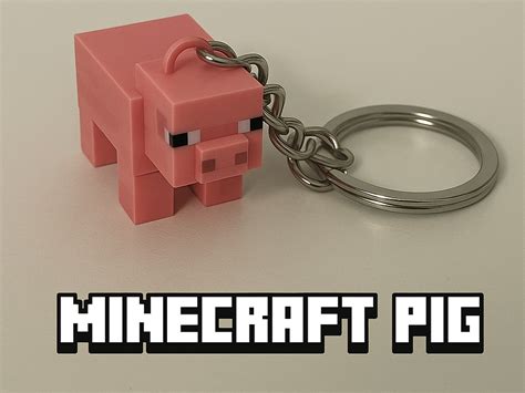 Image result for Minecraft Pig Keychain