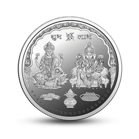 999 Silver Lakshmi Ganesh Coin: Blessings & Auspiciousness