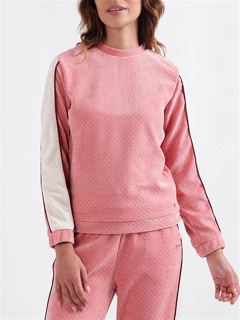 Shop Iconic Women Colour blocked Full Sleeves Mock Neck Sweatshirt ...