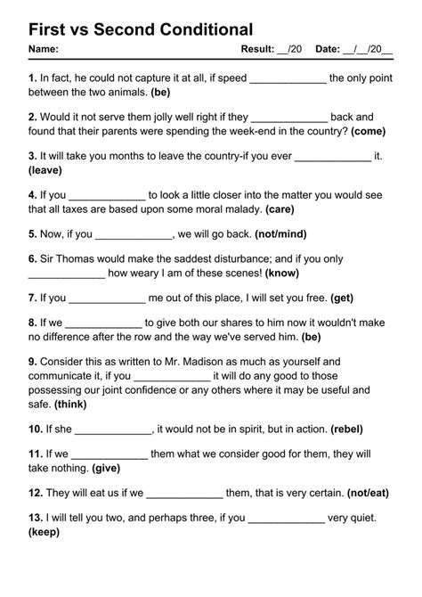 Image result for First vs Second Conditional