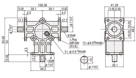 Reducer Bevel Gear Box | MISUMI | MISUMI India