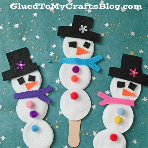 20+ Easy Snowman Crafts for Preschool - Toddler Approved