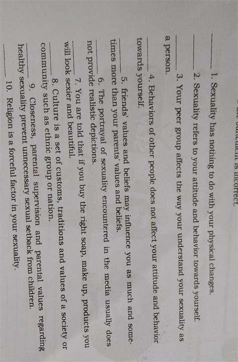 Learning task 4 read each statement carefully. write T if the statement ...