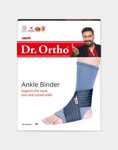 Dr. Ortho Brace with Elastic Strap for Pain|Stretchable Binder Ankle ...