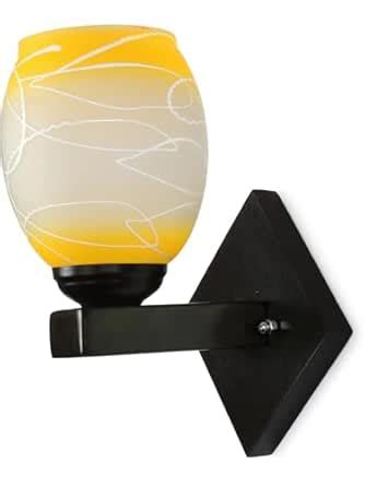 Somil Decorative Indoor Wall Lamp with Colorful Glass Shade and Black ...