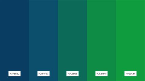 The Best 15 Dark Green Color Palette Combinations