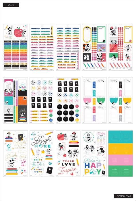 Buy The Happy Planner, 30 Sheet Sticker Value Pack, Matte Paper ...