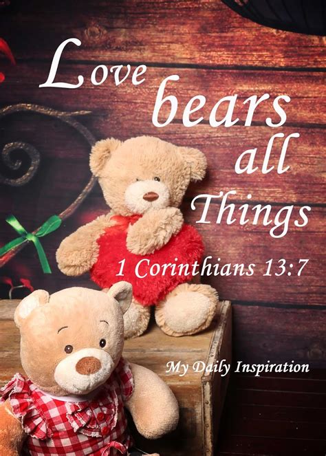 Love bears all things