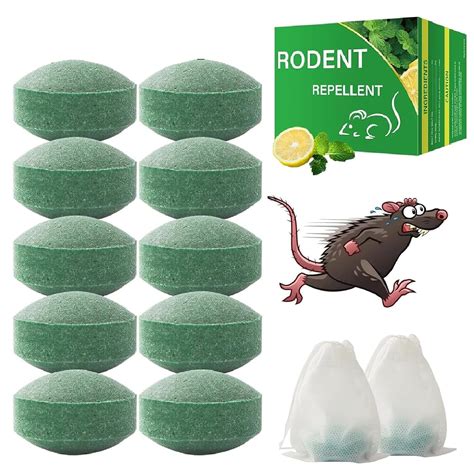 Criyale Rat Repellent For Car, Home 10 Tablets Peppermint Oil for Mice ...