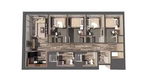Efficiency Apartment Floor Plans