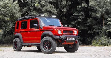 Heavily-modified Maruti Suzuki Jimny SUV from Bimbra 4x4 looks butch ...