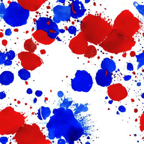 Red White and Blue Paint Splatter Graphic · Creative Fabrica