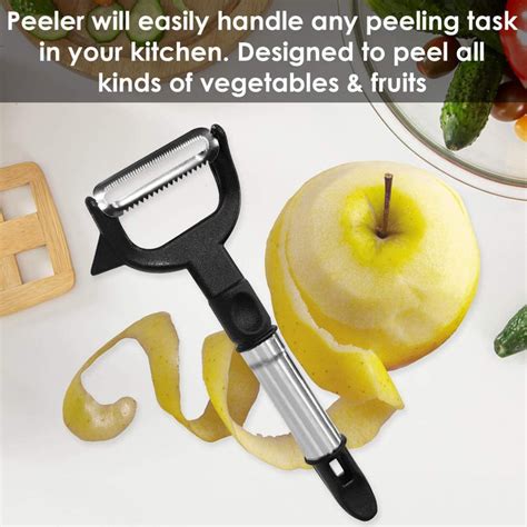 2618 2-in-1 Double Julienne and Vegetable Peeler - DeoDap