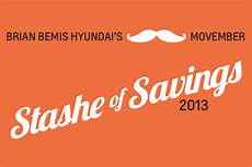 Brian Bemis Hyundai by Brian Bemis Hyundai Movember Stache Of Savings Geneva Brian Bemis Hyundai