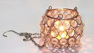 Inspiration World Crystal Hanging votive candles Holders Decorative ...