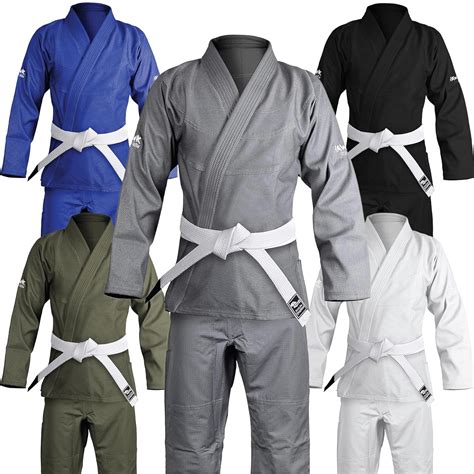 Brazilian Jiu Jitsu Gi BJJ Gi for Men & Women Uniform Kimonos Ultra ...