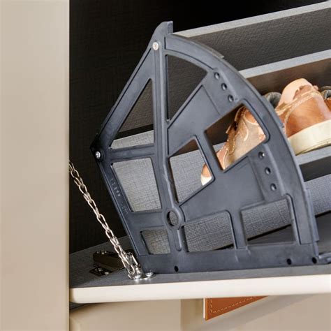 Buy Tiffany 2-Door 26 Pairs Shoe Cabinet with Drawer - Grey from Home ...