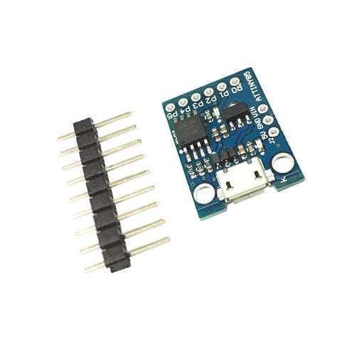 Blue Mini ATTINY85 Micro Arduino USB Single Machine Development Board ...
