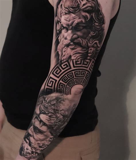 Greek God Tattoos Sleeve: Timeless Symbolism in Body Art