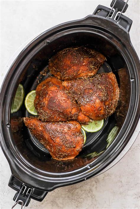 Crock Pot Jerk Chicken - The Wooden Skillet