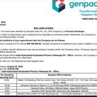 Genpact — Genpact offer rejected by HY after 1 month of offer release