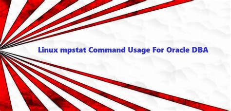Image result for Mpstat Command in Linux