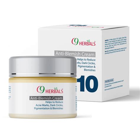 Anti Blemish Cream For Reduction Of Acne Marks, Dark Circles And Pigme ...