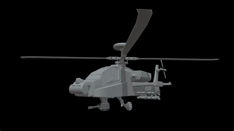 Apache Helicopter - 3D model by brky_cvdr [4c4edf9] - Sketchfab