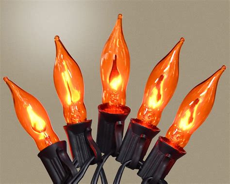 Fall Halloween Decorations Indoor Outdoor - Flickering Flame String ...