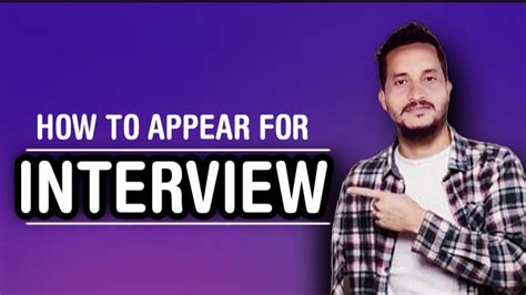 How to Appear for an Interview - edunation19