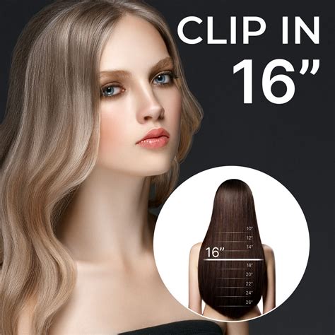 16 Inch Remy Human Hair Clip-In Extensions | Superhairpieces