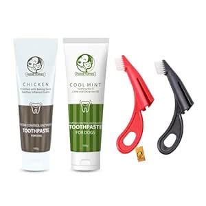 Foodie Puppies Pet Dental/Oral Care Combo of Toothbrush and Toothpaste ...
