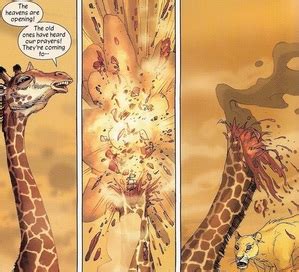 Image result for Giraffe Head Exploding Comic