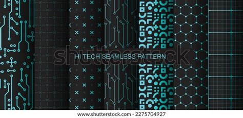 Technology Seamless Pattern 的图像结果
