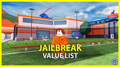 Jailbreak Value List (September 2023) | Values list, List, Roblox