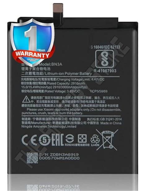 THE BATTERY STORE® Original BN3A Battery for Redmi Go Battery with 1 ...