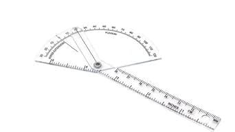Bravezi Glaxy Plastic Finger Goniometer 6 Inch (Pack of 1) : Amazon.in ...
