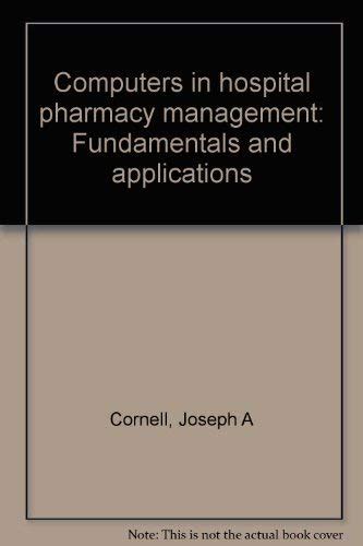 Buy Computers in Hospital Pharmacy Management Book Online at Low Prices ...