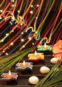 VR Creatives Hand Painted Earthenware Diwali Diya Set Terracotta (Pack ...