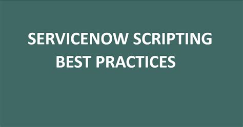 Image result for ServiceNow Scripting Tutorial