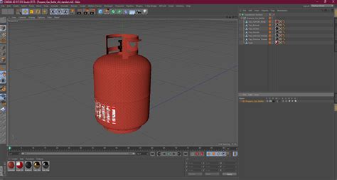 3D Propane Gas Bottle model | 3D Molier International