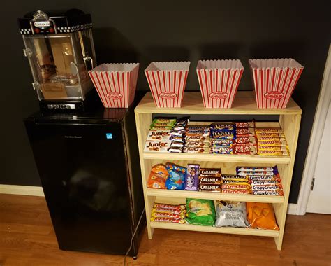 Home movie theater concession stand ideas