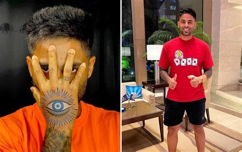 Team India's Suryakumar Yadav flaunts his 'evil eye' tattoo in recent ...