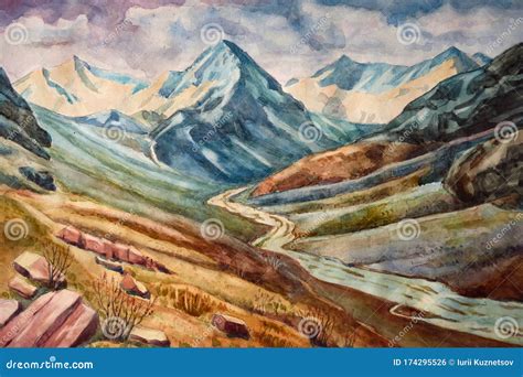 Mountain Valley Drawing