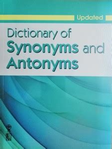 Dictionary of Synonyms and Antonyms: Buy Dictionary of Synonyms and ...
