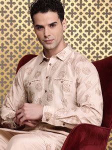 House of Pataudi Men Kurta Pant Set - Buy House of Pataudi Men Kurta ...