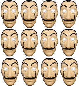 ShubhKraft Money Heist Party Mask For Kids Boys / Men Birthday Return ...