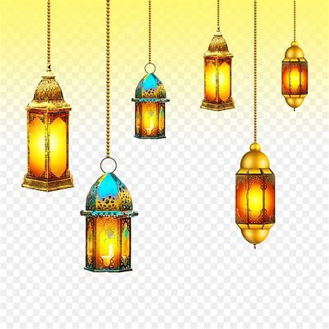 Ramadan Lantern Clipart Transparent Background, 2d Ramadan Lanterns ...